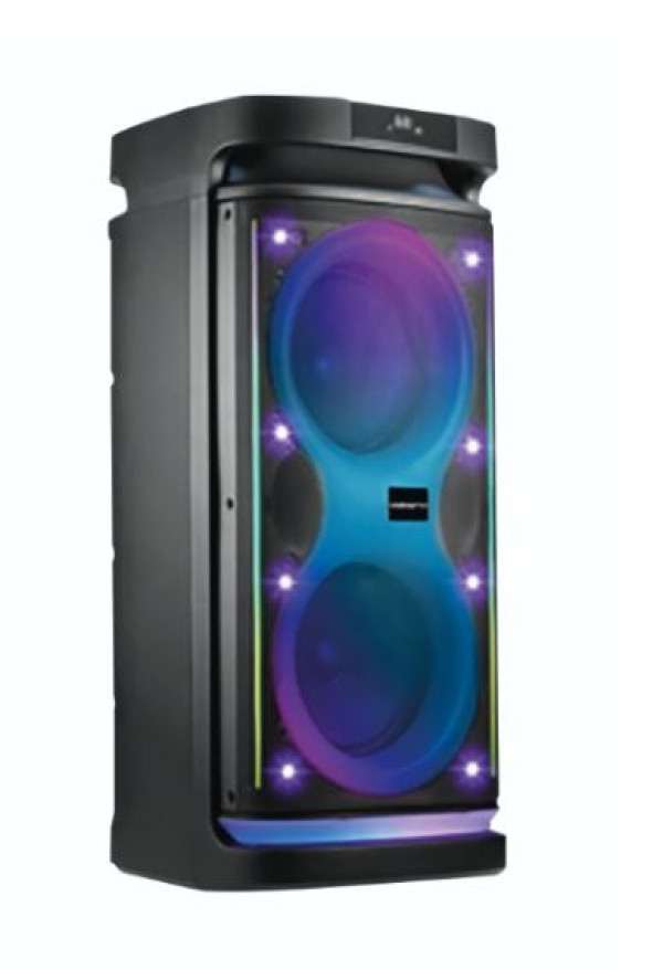 Zvucnik VolkanoX Paramount 8'' VK-3140-BK 80W Bluetooth,usb crni