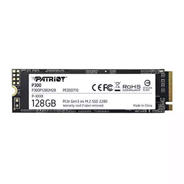 SSD M.2 NVMe 128GB Patriot P300 1600MBs600MBs P300P128GM28