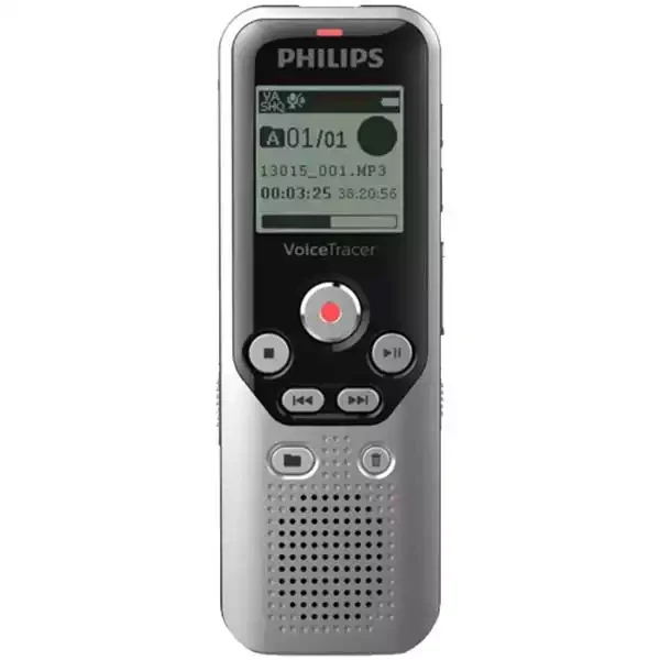 Diktafon Philips DVT1250 Mono/8GB/LCD/microSD slot/2x AAA
