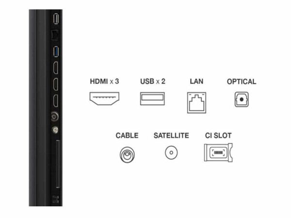 Televizor TCL 65C6KS/MiniLED-QLED/65''/4K UHD/60Hz/Google TV/crna