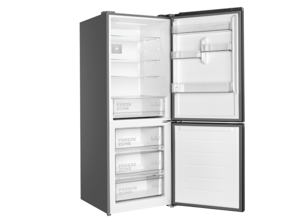 Frižider TCL RF340BSE0EE/samostojeci/kombinovani/Total No Frost/E/340L/185x59,5x66cm/siva