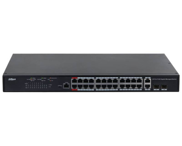 DAHUA_ PFS4226-24GT-370 26-Port Managed Gigabit Switch with 24-Port PoE 