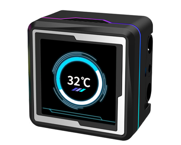 RAIDMAX LM240 ARGB CPU LIQUID COOLER WITH ANIMATION DISPLAY - Vodeno hlađenje crno (LM240BK) F 
