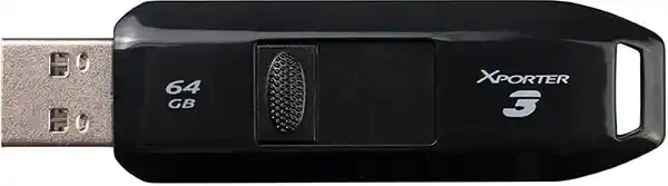 USB Flash 64GB Patriot Xporter USB 3.2 PSF64GX3B3U Black