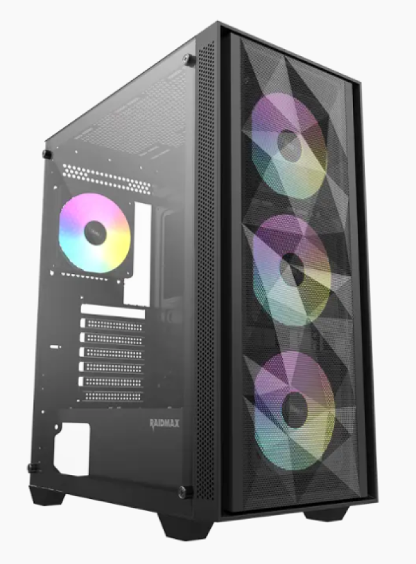 Kuciste Raidmax TALOS II  V217TBF Black ARGB 650W (RX-650XTB)