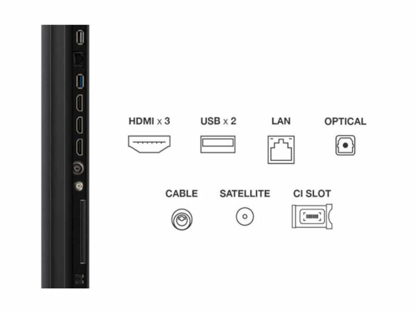 Televizor TCL 55C6KS/MiniLED-QLED/55''/4K UHD/60Hz/Google TV/crna