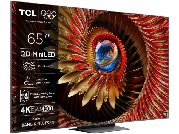 Televizor TCL 65C8K/MiniLED-QLED/65''/4K UHD/144Hz/Google TV/crna
