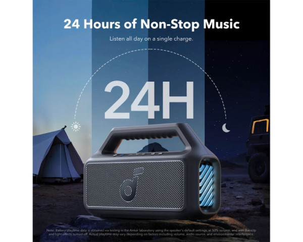 ANKER Soundcore Boom 2 80W 2.1 prenosivi bluetooth IPX7 zvučnik crni 