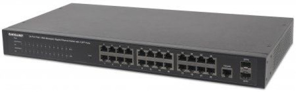 Intellinet Switch 24-Port Upravljiv Gigabit Ethernet PoE