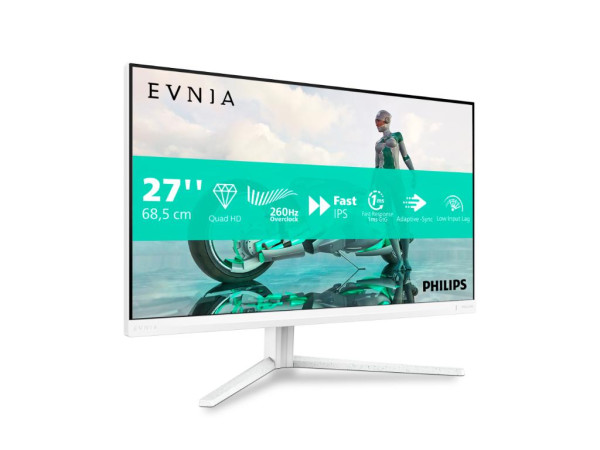 Monitor PHILIPS 27M2N3501PA/00 27''/IPS/2560x1440/260Hz/1ms GtG/HDMIx2,DP/Adaptive sync/Pivot/bela