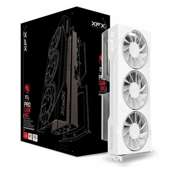 Grafička kartica XFX AMD Radeon RX 9060 XT  OC Gaming Edition 16GB GDDR6 128bit 2xDP/2xHDMI - Bela