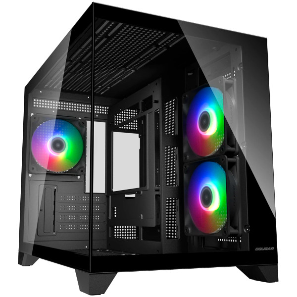 COUGAR FV150 Mini RGB PC Case, Mid tower, Black ( CGR-2QA6B-RGB ) 