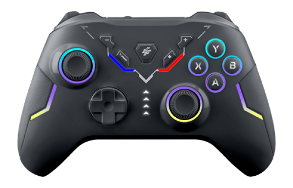 GAMEPAD FLASHFIRE NEON GAMING KONTROLER CRNI
