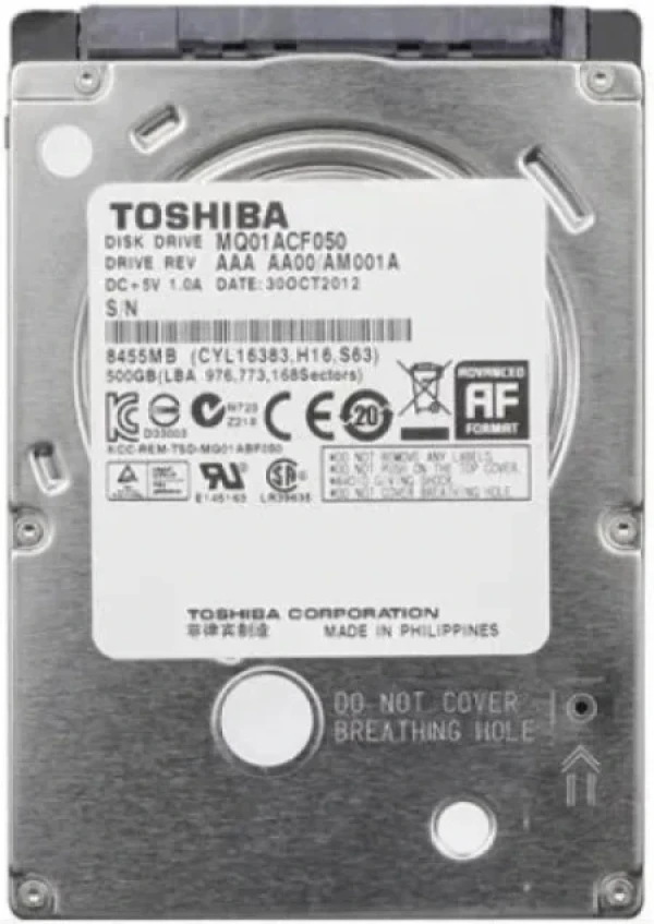 Hard disk 2.5 SATA 500GB Toshiba MQ01ACF050-bulk