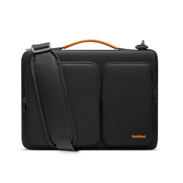 TOMTOC DEFENDER A42 LAPTOP BRIEFCASE BLACK 14'' A42D3D1