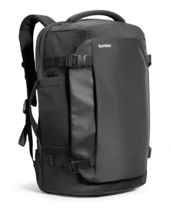TOMTOC NAVIGATOR T66 TRAVEL LAPTOP BACKPACK BLACK 17'' 40L T66M1D1
