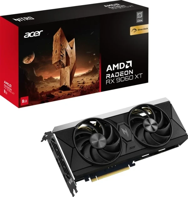 Grafička karta Acer AN RX9060XT 8G OC 8GB DDR6 128bit/2xDP/HDMI
