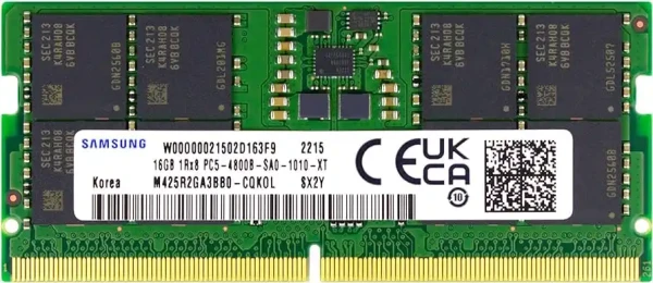 SODIM memorija Samsung DDR5 16GB PC5-5600B M425R2GA3EB0-CWM0D - Bulk