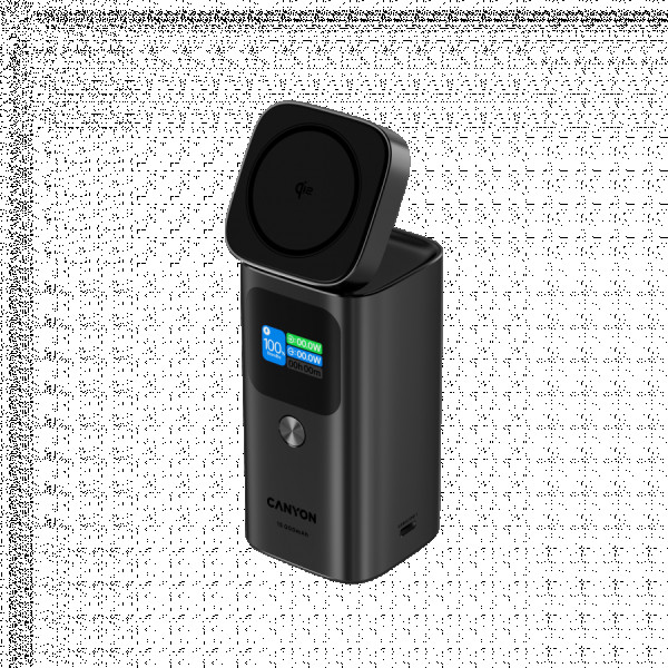 CANYON Qi2 magnetic power bank OnPower 150 15000mAh Aluminium Dark grey ( CNS-CPB150DG ) 