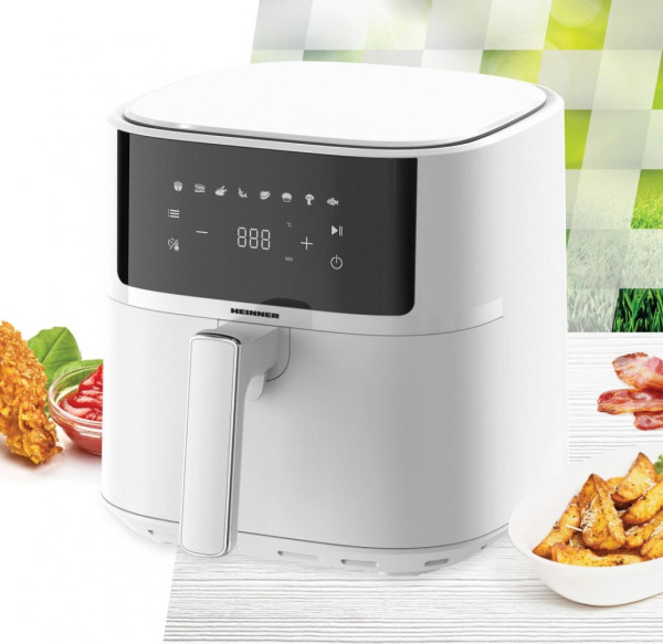 Friteza Air Fryer HEINNER HAF-B6WH17SQ/1700W/5,7l/bela
