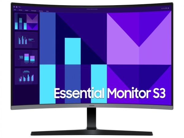 Monitor SAMSUNG LS32D396GAUXEN 32''/VA,zakrivljen/1920x1080/100Hz/4ms GtG/HDMI,VGA/VESA/zvucnici/crna
