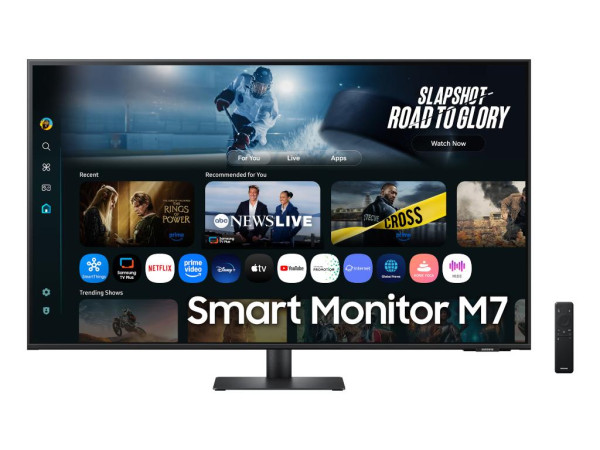 Monitor SAMSUNG LS43FM702UUXDU 43''/VA/3840x2160/60Hz/4ms GtG/HDMIx2,USB-C,LAN//VESA/smart/zvucnici