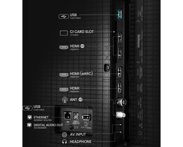 HISENSE 75 inča 75E8Q Mini-LED 4K UHD Smart TV 