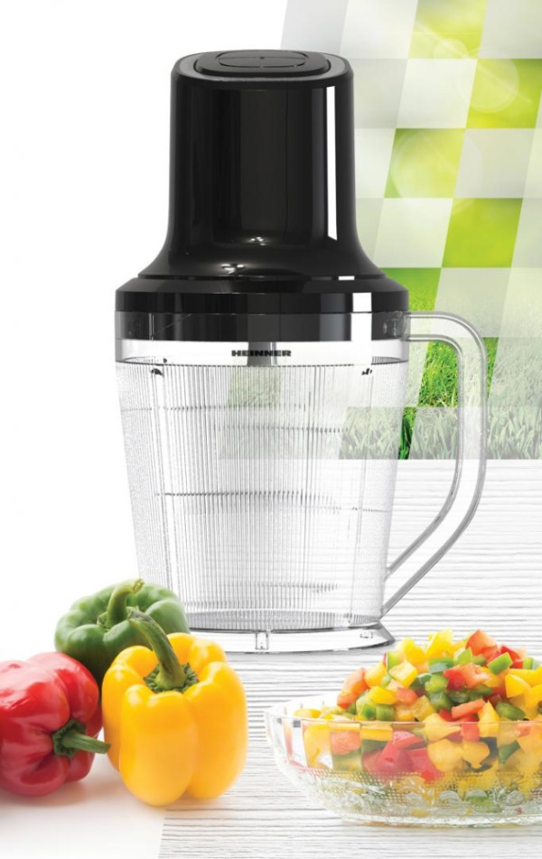 Seckalica HEINNER HMC-3B500BK 500W/plasticna posuda/ 1,5l/crna