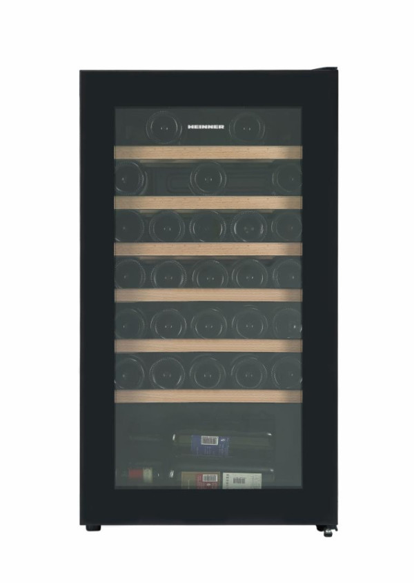 Vinski frižider HEINNER HRV-A85DRL34/85l/34boca(750ml)/1zona