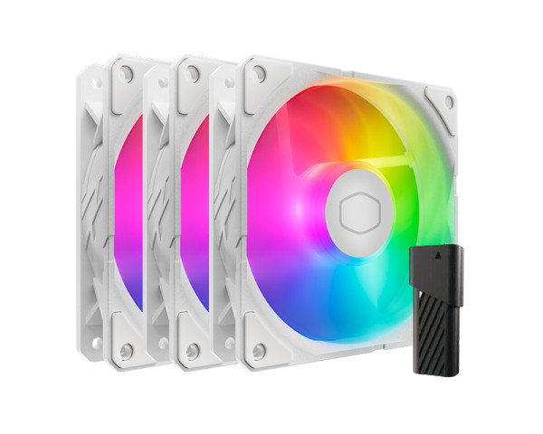 COOLER MASTER SickleFlow Edge 120 ARGB set 3 ventilatora i kontroler (MFX-B2DW-253P2-R2) 