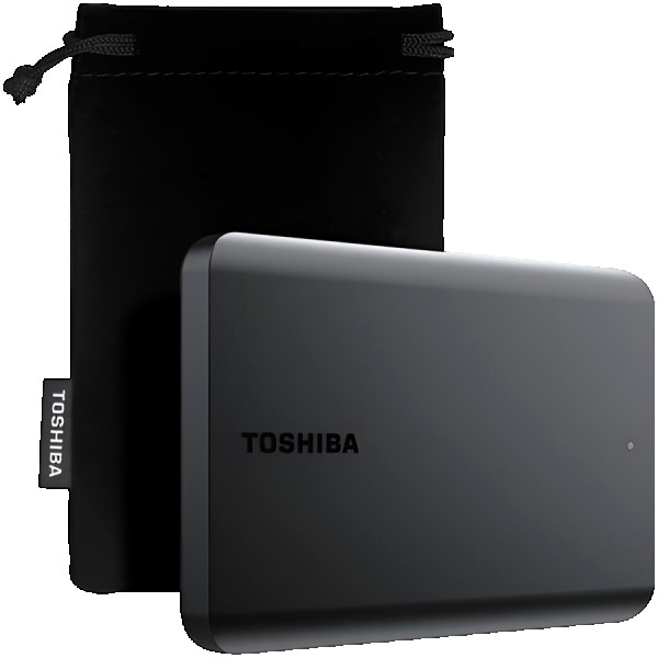 Toshiba External Hard Drive Canvio Basics Excl (2.5 '' 1TB, USB3.2 Gen 1, Black) ( HDTB510MK3AA ) 