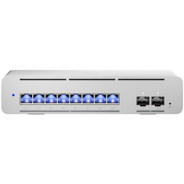 Ubiquiti Layer 3 Etherlighting USW-Pro-XG-8-PoE-EU (8) 10 GbE and (2) 10G SFP+ ports ( USW-PRO-XG-8-POE-EU ) 