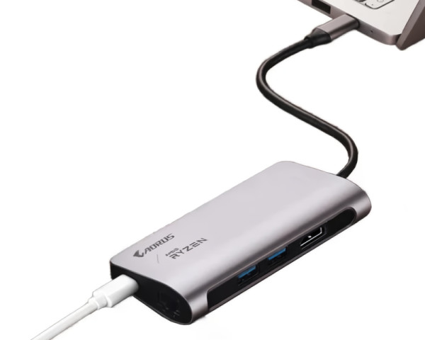 GIGABYTE 7-u-1 USB-C Hub 