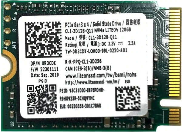SSD M.2 NVMe 128GB LiteON CL1-3D128-Q11  Bulk