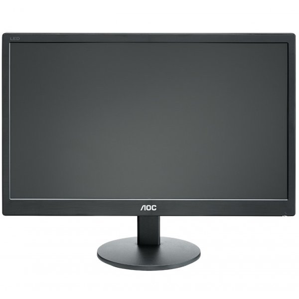 AOC Monitor LED E2070SWN (19.5, TN, 16:9, 1600x900, 5 ms, 600:1, 20M:1, 9050, 200 cdm2, VGA, Tilt: -3+10, VESA) Black ( E2070SWN )