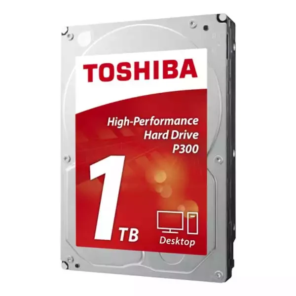 HDD desktop Toshiba P300 (3.5'' 1TB, 7200RPM, 64MB, NCQ, AF, SATAIII), bulk ( HDWD110UZSVA )