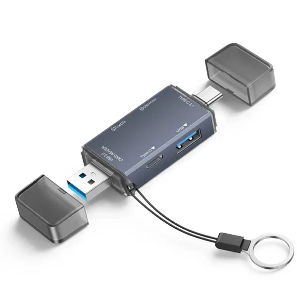 USB smart card reader Kettz KT-CR61 6u1 SD 3.0 TF 5Gbps