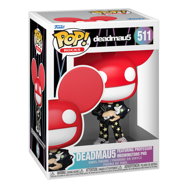 Funko POP! Rocks: Deadmau5 S2 - Deadmau5 w/Cat
