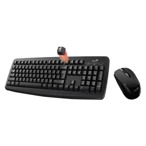 GENIUS Smart KM-8100 Wireless USB YU crna tastatura + miš 
