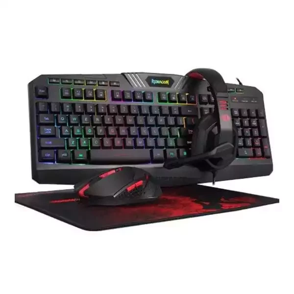 4 in 1 Combo S101-BA-2 Keyboard, Mouse, Headset & Mouse Pad