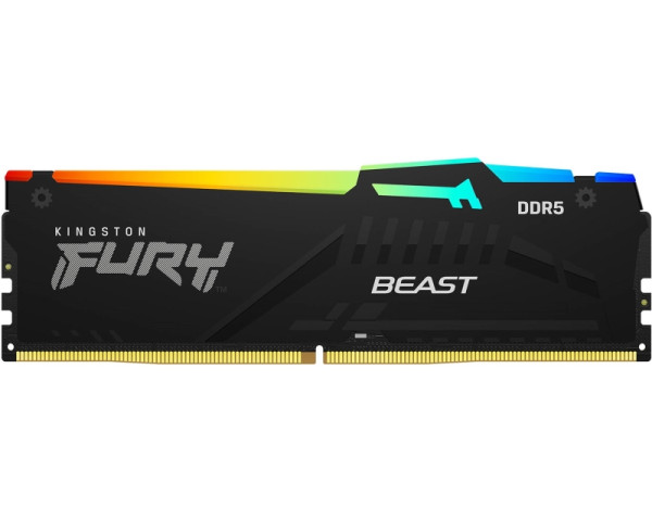 KINGSTON DIMM DDR5 64GB (2x32GB kit) 5600MT/s KF556C36BBE2AK2-64 FURY Beast Black RGB EXPO 