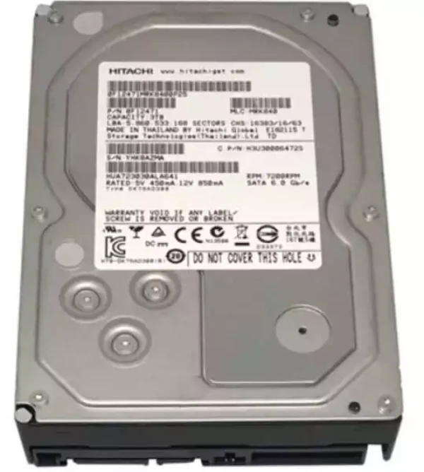 Hard disk 3TB SATA3 Hitachi HUA723030ALA641 Refubrished 2Y