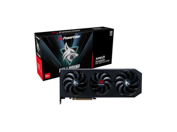 Graficka karta POWERCOLOR Hellhound AMD12GBGDDR6192bitcrna' ( 'RX9070GRE 12G-LOC' ) 