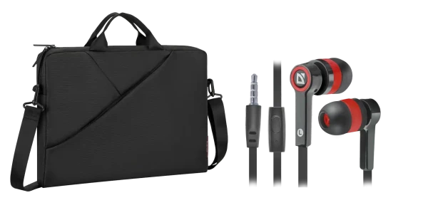 Torba za Laptop 15.6 RIVACASE 8730 Siva+Poklon Slušalice bubice sa mikrofonom Defender Pulse 420, cc