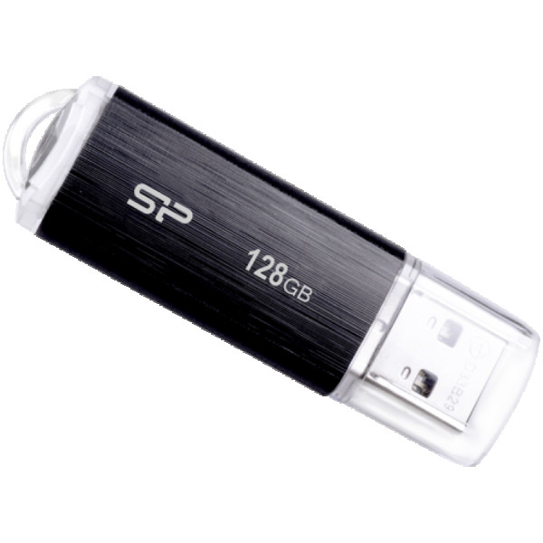 Silicon Power Blaze - B02 128GB Pendrive USB 3.2 Gen 1 Entry Level Universal Flash Drive, Black ( SP128GBUF3B02V1K )