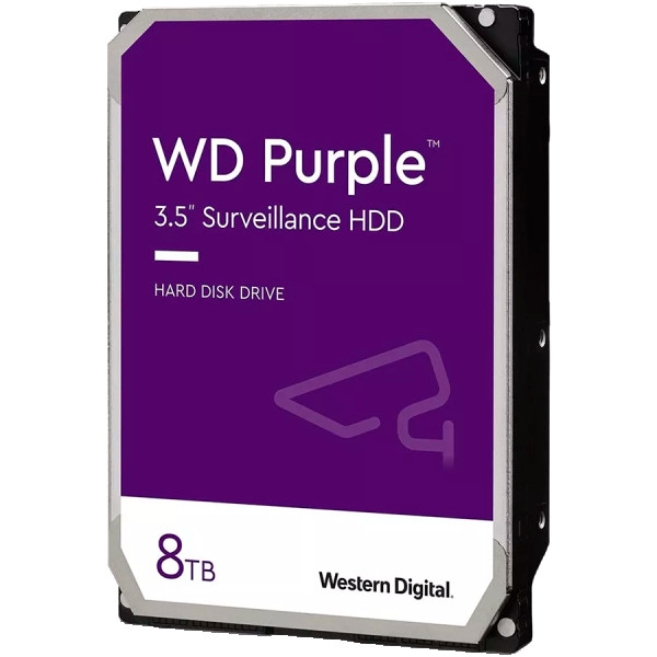 HDD AV WD Purple (3.5, 8TB, 128MB, 5640 RPM, SATA 6 Gbs) ( WD84PURZ )