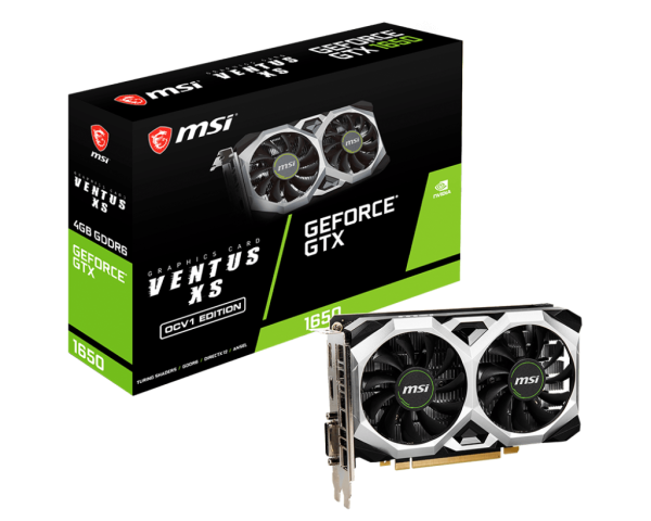 SVGA MSI Geforce GTX 1650 VENTUS XS 4G OCV1, V809-3831