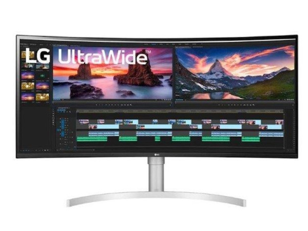 Monitor LG 38WN95CP-W 38''/IPS,21:9,zakrivljen/3840x1600/144Hz/1ms GtG/HDMIx2,DP,Thunderbolt/G-sync