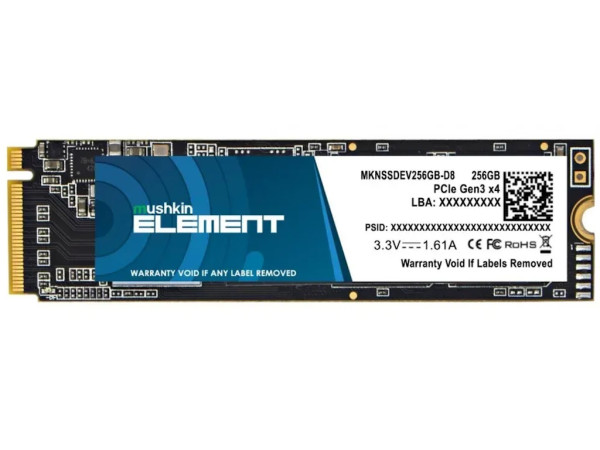 SSD MUSHKIN Element 256GB/M.2/NVMe/crna