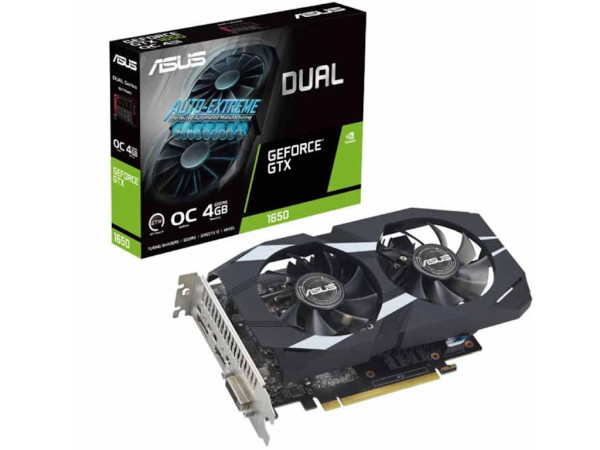 Grafička karta ASUS DUAL-GTX1650-O4GD6-P-EVO NVD/4GB/GDDR6/128bit/crna